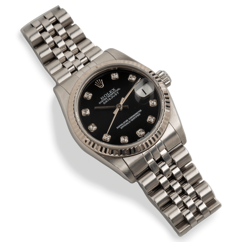 Rolex 31 Diamond Dial Date Automatic Watch