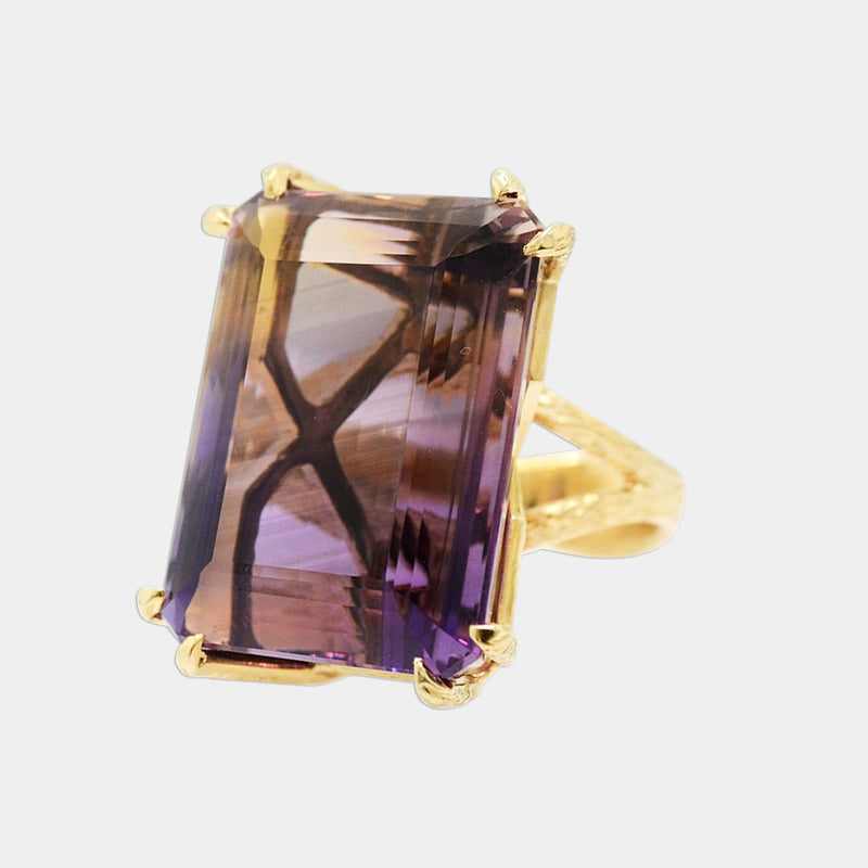 Ametrine Cocktail Ring