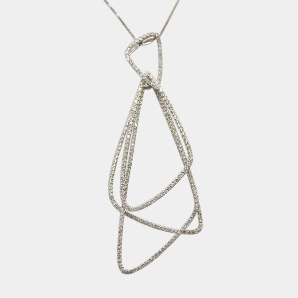 Diamond Cluster Pendant & Necklace