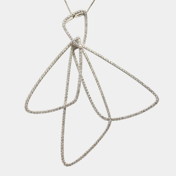 Diamond Cluster Pendant & Necklace
