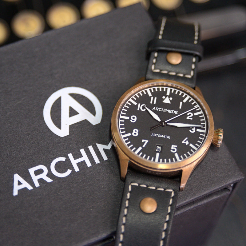 Archimede Pilot 42 Bronze Watch