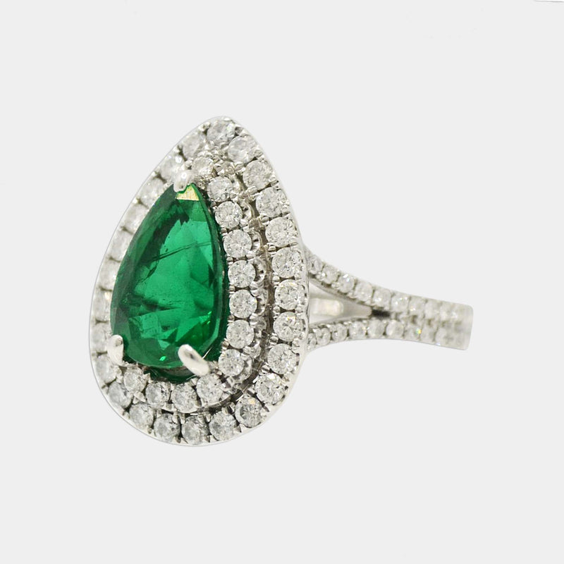 Emerald & Diamond Ring