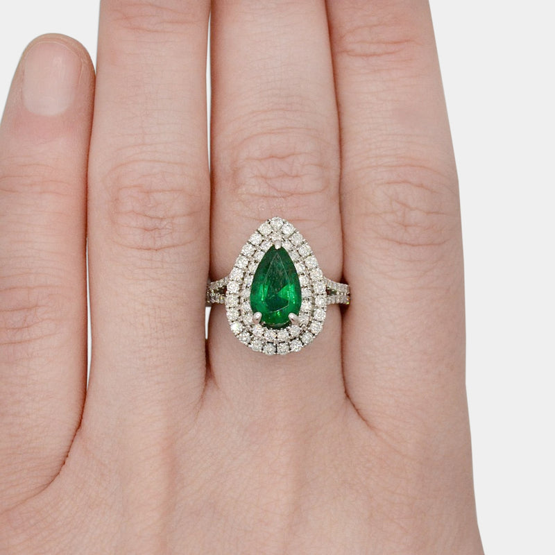 Emerald & Diamond Ring