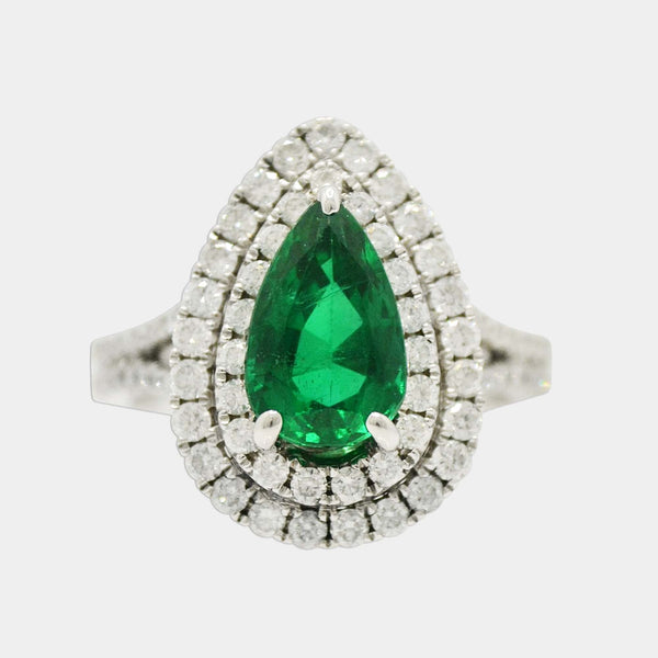 Emerald & Diamond Ring