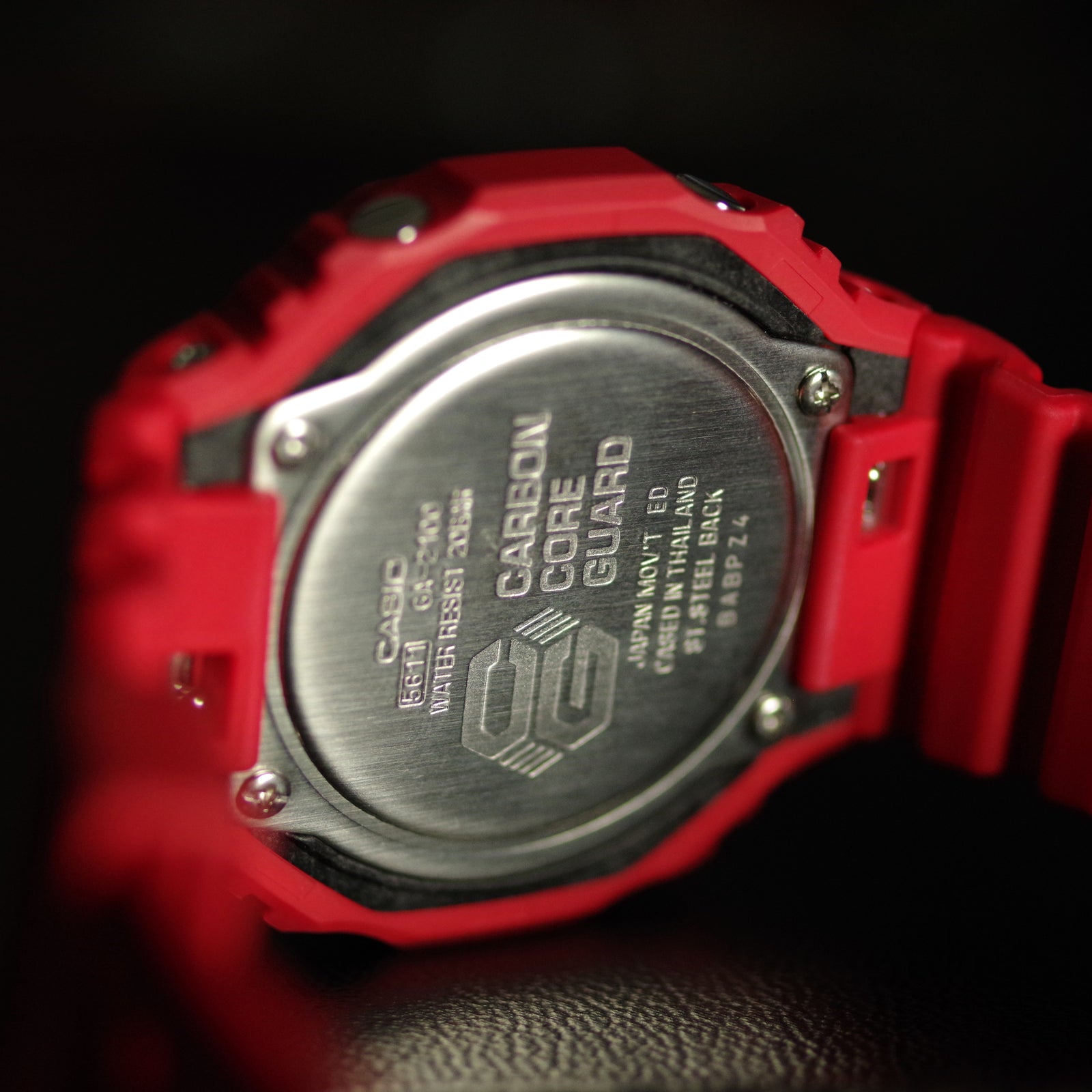 Casio G shock Ga 2100 4aer Watch Red