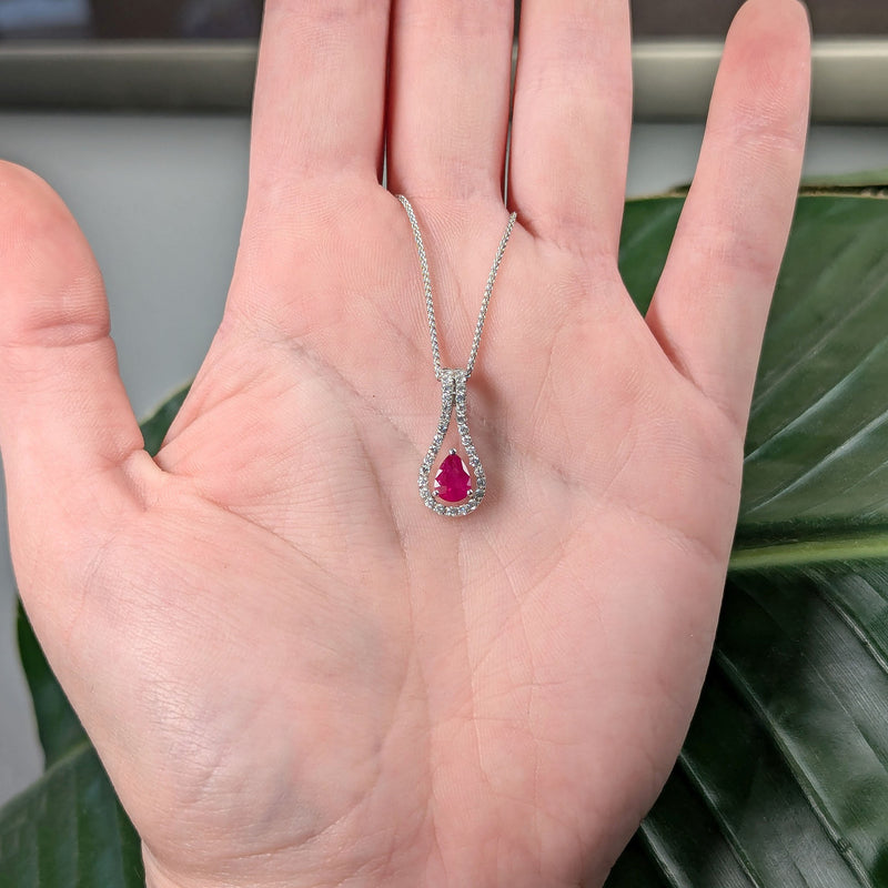 Ruby & Diamond Pendant