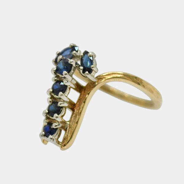 Six-Sapphire Ring