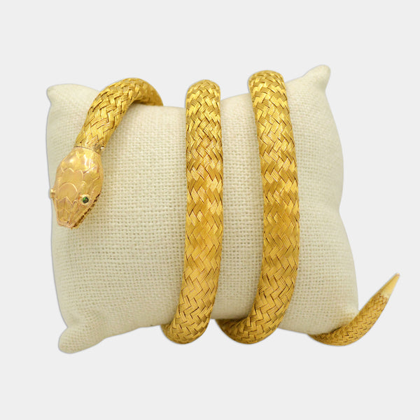 Coiled Snake Bracelet