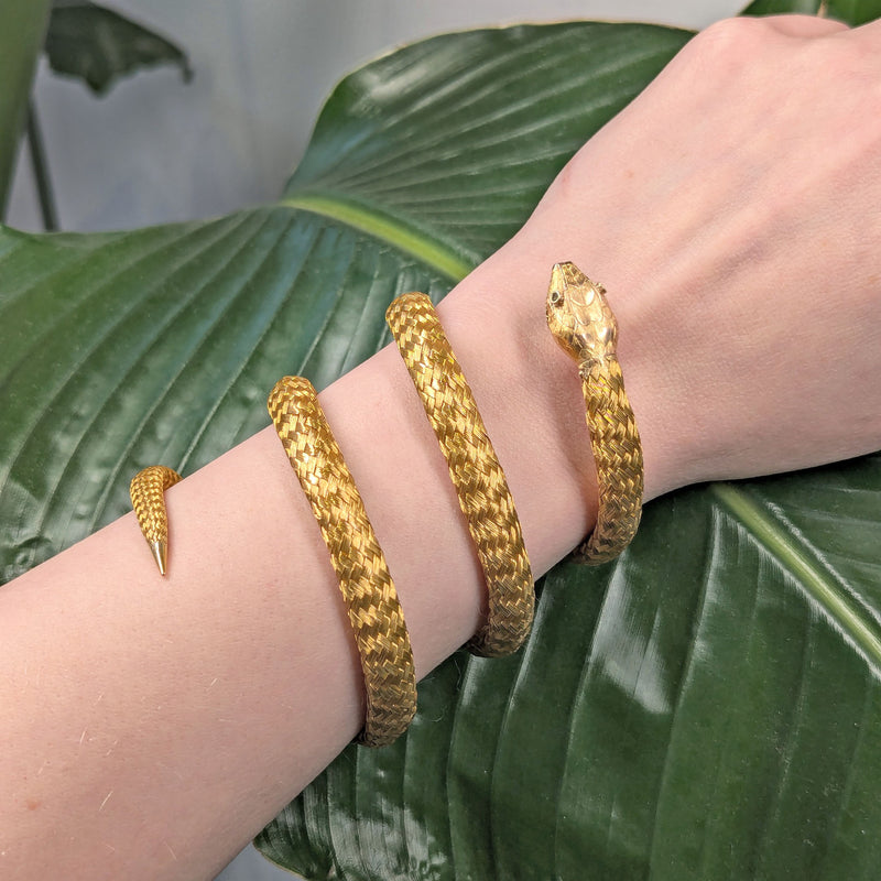 Coiled Snake Bracelet