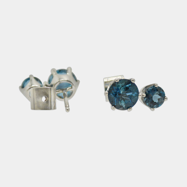 London Blue Topaz Studs