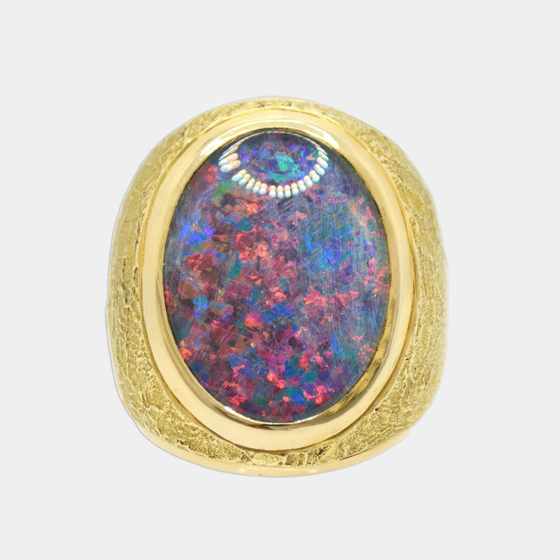 Opal Doublet Ring