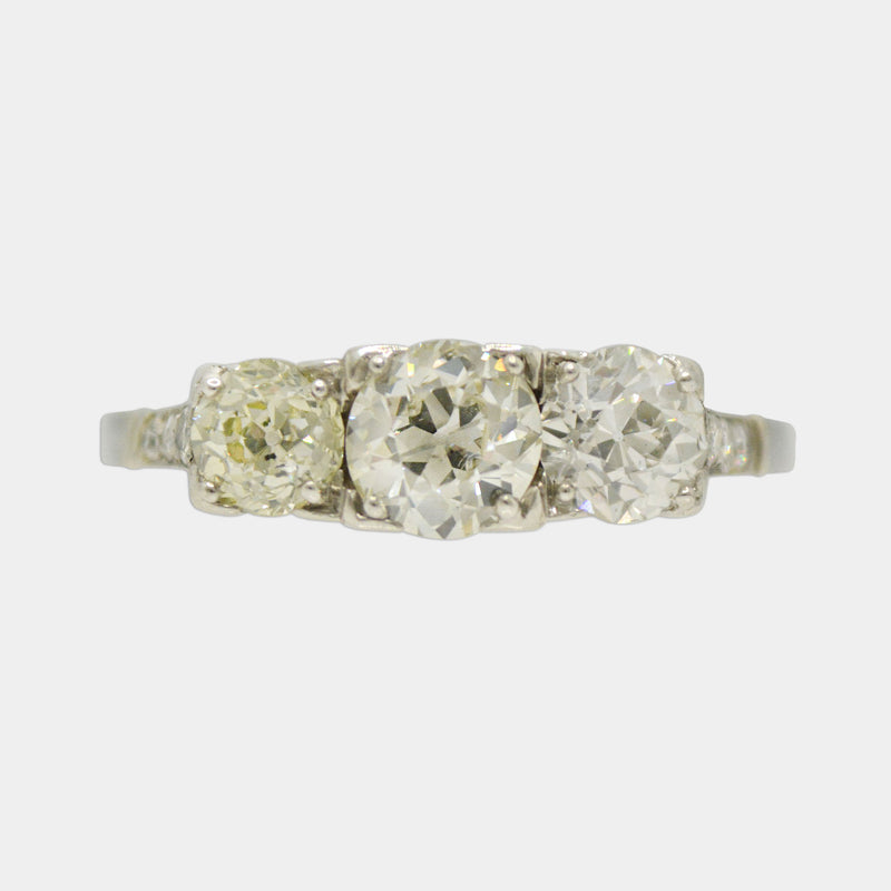 OMC Diamond Trio Ring