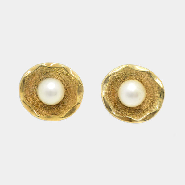 Floral Pearl Studs