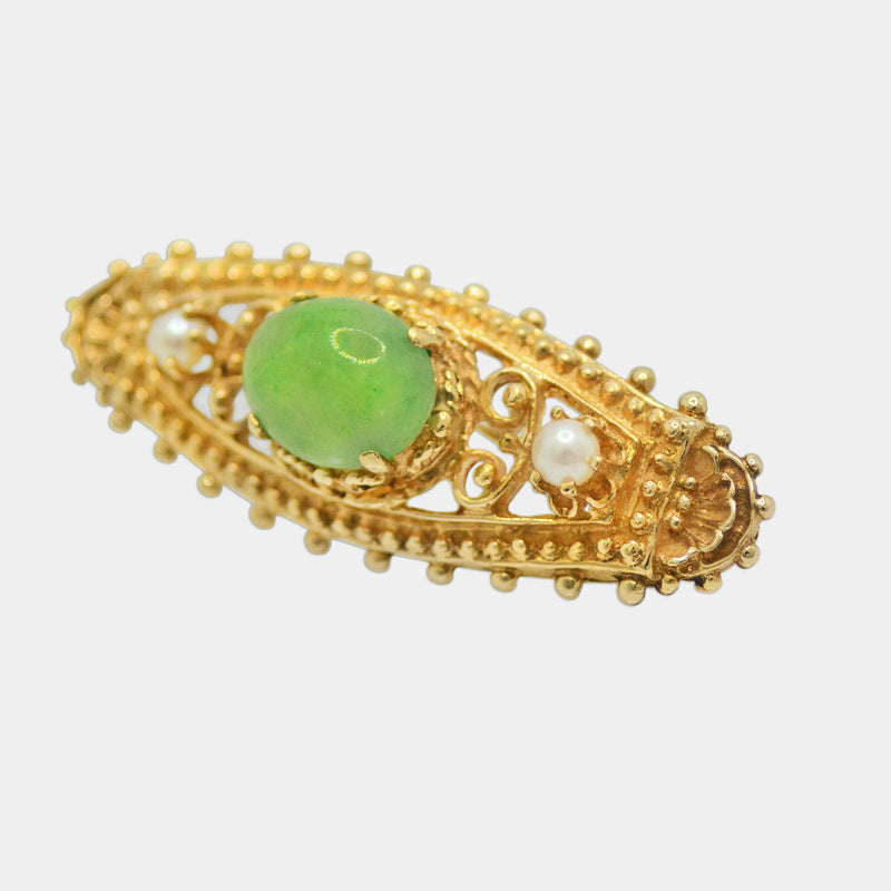 Jadeite Brooch