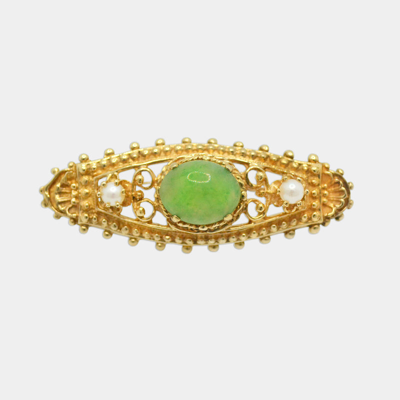 Jadeite Brooch